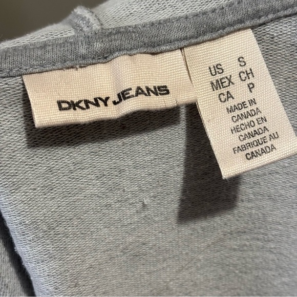 Y2K Grey Graphic Athletic Sporty Zip Up Hooded Lightweight Jacket Size Small - Picture 10 of 12